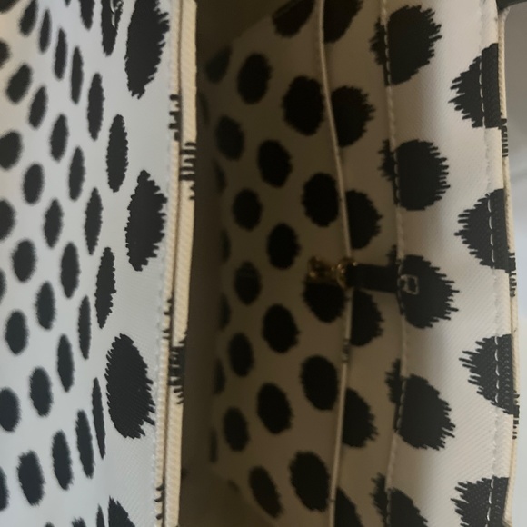 Kate Spade Black and White Ikat Riley Tote - Picture 6 of 14